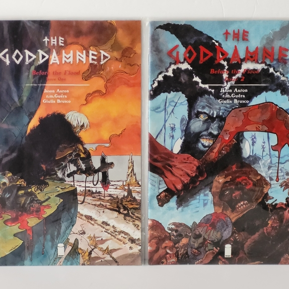 (Lot Of 2) 2015 THE GODDAMNED 1st Print Before The Flood #1 & #2 Image Comics. T - Picture 2 of 6
